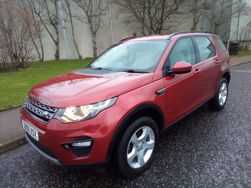 SOLD - Used LAND ROVER DISCOVERY SPORT 2016 Red in Fraserburgh